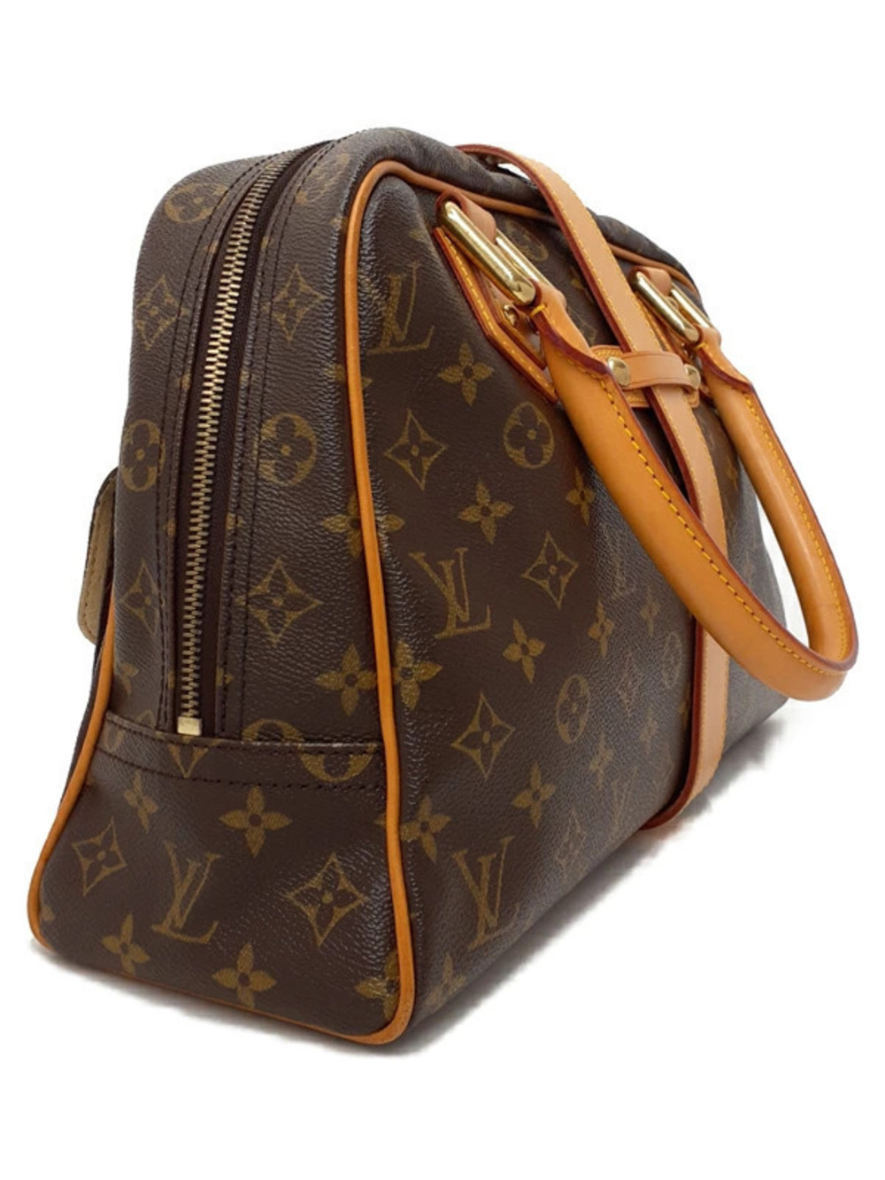 Louis Vuitton Manhattan Monogram Handbag Brown